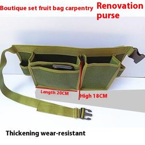Sac de ceinture multifonctionnel personnalisé pour électriciens, nouveau sac à fruits pour arbres fruitiers, double poche, clous de menuiserie, sac à dos tactique - Product Image 2
