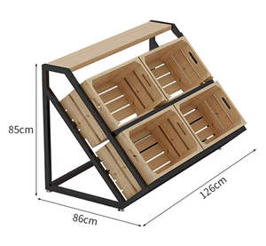उच्च गुणवत्ता वाले डबल-पक्षीय भारी शुल्क धातु सुपरमार्केट रैक दीवार खुदरा दुकानों और कारखानों के लिए भंडारण शेल्फ - Product Image 6