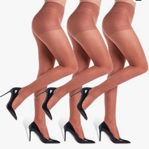 Collants noirs ultra-fins transparents KTS530 pour femmes, avec contrôle du ventre, anti-accroc, effet amincissant, sexy, personnalisables par le fabricant OEM - Product Image 3