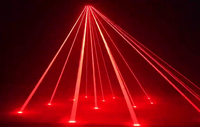 NOUVEAU Projecteur à Effet Disco 37 Yeux Laser RGB DJ Lumière Laser Magique à Boule Mobile pour Événements et Mariages