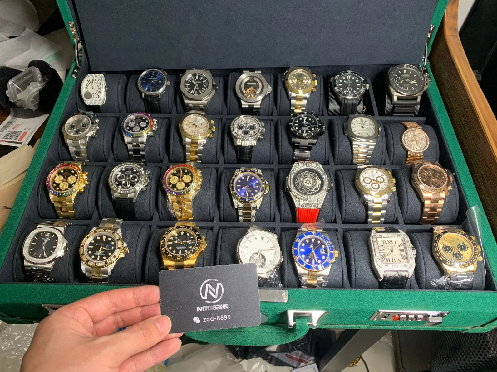 automatic watch woman leather