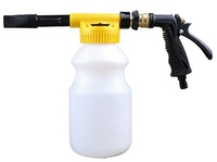 Canon à mousse pour lavage de voiture avec bouteille en plastique de 2 L, pas besoin de nettoyeur haute pression séparé