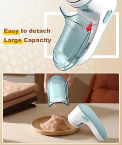Green Eco-Friendly Fabric Shaver Lint Remover with In-Line Plug Fuzz Balls and Pills for <b>Clothes</b> and Furniture - Product Image 4