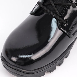 Bottes longues en cuir brillant DFH16, chaussures d'entraînement pour hommes - Product Image 2