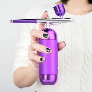 Art Craft Nail Ontwerp Make Model Coloring Tattoo Spuitpistool Handheld Mini Airbrush Pistool Set Cordless Air Brush