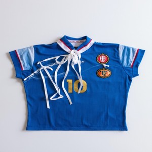 Maglia da Calcio Retrò Personalizzata con Laccetti Frontali per Squadre Femminili, Design Traspirante per Partite di Squadra OEM - Product Image 6