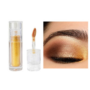 Private Label Wholesale OEM <strong>Liquid</strong> <strong>Eyeshadow</strong> Gold Glitter Highlighter Sparkling Silver Gold Glitter <strong>Eyeshadow</strong> - Product Image 2
