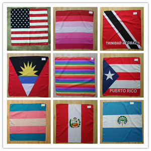 Pañuelo Cuadrado Multifuncional de Algodón con Estampado de la Bandera Estadounidense de las Estrellas y Rayas, Precio de Promoción, para Adultos y Adolescentes - Product Image 5