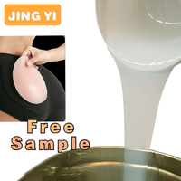 Nouveau style de caoutchouc de silicone liquide pour fesses féminines, coussinets en silicone, moule corporel humain, caoutchouc de silicone RTV transparent de qualité alimentaire