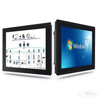 Tablette industrielle Android Yingtouch 7 pouces entièrement intégrée, écran tactile capacitif, montage mural, anti-poussière, noir, 16:9, tout-en-un