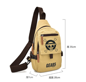 กระเป๋าเป้ลูฟี่คาคาคาชิแฟชั่นสไตล์อะนิเมะผสมกลางแจ้งดีไซน์38แบบกระเป๋าคาดอกลายการ์ตูนกระเป๋าเป้สะพายหลังสำหรับเด็กผู้ชาย2024 - Product Image 6