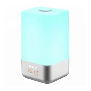 2021 Beste Natuurlijke Licht Wekker Smart Intelligente Zonsopgang Simuleren Wake Up Light Lamp Met Snooze Functie