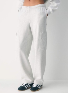 <span class=keywords><strong>Pantaloni</strong></span> Sportivi <span class=keywords><strong>Grigi</strong></span> a Gamba Larga Personalizzati, <span class=keywords><strong>Pantaloni</strong></span> da Jogging in Felpa, <span class=keywords><strong>Pantaloni</strong></span> Sportivi in Spugna Francese, <span class=keywords><strong>Pantaloni</strong></span> a Gamba Dritta e Larga - Product Image 5