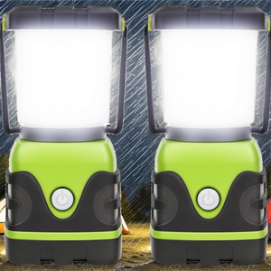 Lanterne de camping LED Lepro 1000LM blanc chaud, alimentée par batterie, étanche, 4 modes d'éclairage, lampe torche portable, urgence ouragan - Product Image 2
