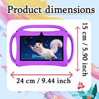Tablette pour enfants YPORANGE 7 pouces, Android 12, processeur quadricœur MTK, Wi-Fi, résolution 1024x600, utilisation éducative