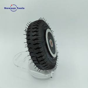 Remise 10% Off 2.50-4 Roulement de moyeu en alliage de pneu pneumatique Roue de fauteuil roulant de 9 pouces Roue de gonflage de scooter de 226mm avec chambre à air - Product Image 3