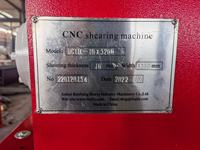 Cisaille à guillotine hydraulique Rbqlty à commande CNC, haute précision pour la découpe de métaux, avec pompe à engrenages et acier au carbone de 4 mm