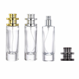 Fondo spesso flacone da 30 ml profumo portatile rotondo in vetro Spray per <span class=keywords><strong>carrozzeria</strong></span> cilindro vuoto pompa per bottiglie a forma di Parfum ricaricabile - Product Image 1