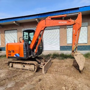 Hitachi Zx60 d'occasion Mini-pelle hydraulique originale sur chenilles Hitachi Zx60 du Japon de 6 tonnes - Product Image 2