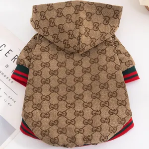 Toptan Pet giysi moda popüler köpek kış ceket kedi köpek ceket köpek giysileri lüks yavru Teddy Hoodie için