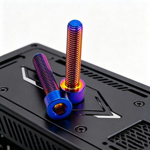 Titanium Alloy Motorcycle Bicycle Hexagon Socket Button Head Bolt Hexagon Head Screw Blueing Full Size Customization - Product Image 3