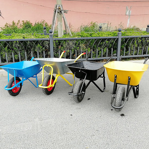 Modern tek tekerlekli el arabası bahçe Metal el arabası toptan-manuel araçlar - Product Image 6