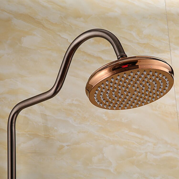 bath tap shower copper