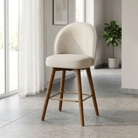 Chaise de salle à manger de luxe légère, structure épaissie et haute résistance, dossier moderne et minimaliste