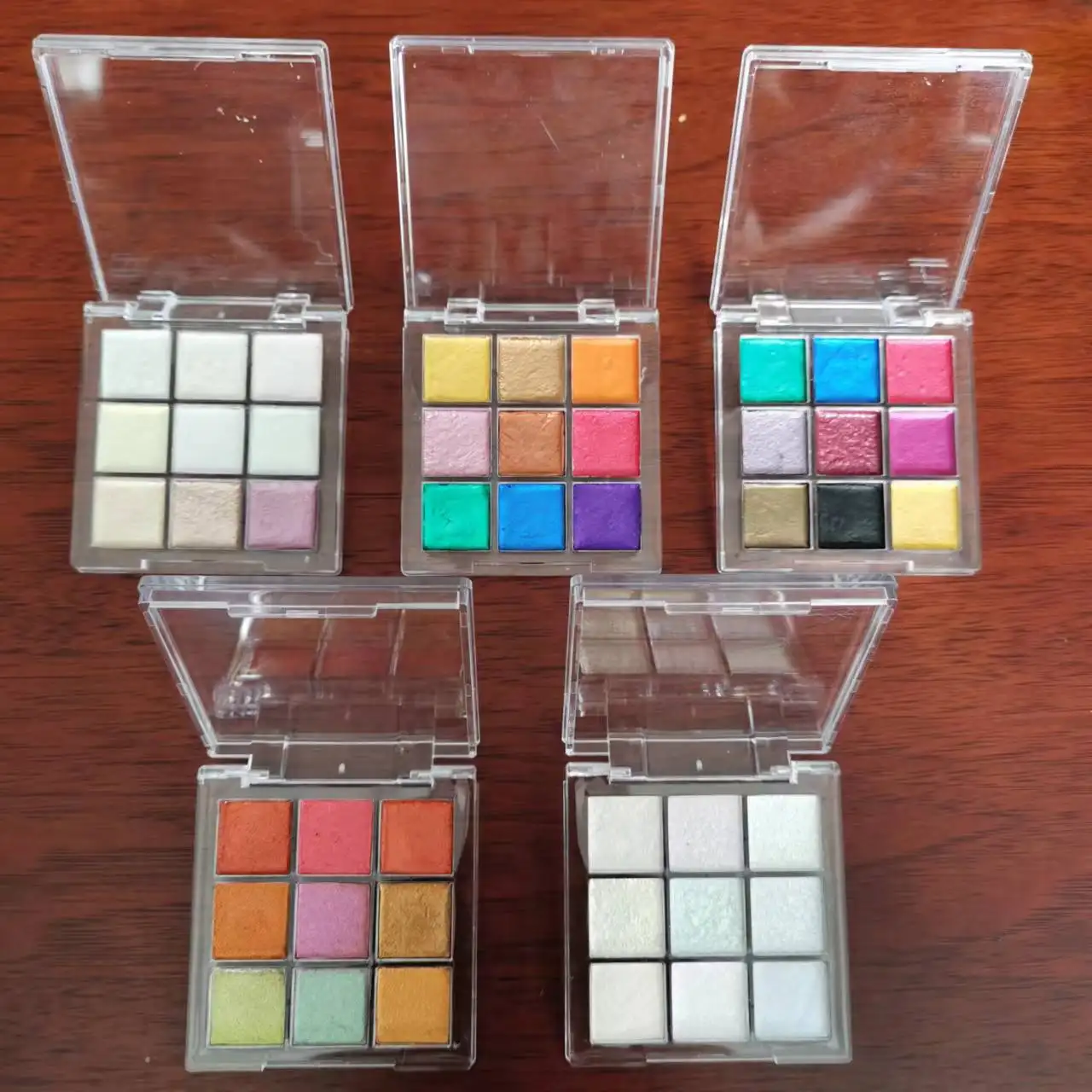 9สีน้ำอายไลเนอร์ Palette Hydro Liners สีใบหน้า