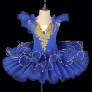 Popolare Abito da Ballo Classico di Alta Qualità, Tutù da Principessa per Spettacoli, Gonna da <span class=keywords><strong>Ballerina</strong></span>, Costume da Danza per Ragazze - Product Image 4