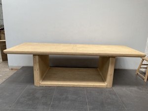 Table de <span class=keywords><strong>console</strong></span> d'<span class=keywords><strong>entrée</strong></span> en bois d'orme massif, nouveau design, forme rectangulaire, table d'appoint <span class=keywords><strong>murale</strong></span> naturelle, offre spéciale chinoise - Product Image 5