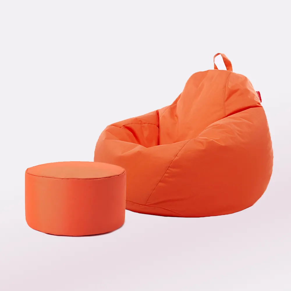 Grande poltrona a sacco divano all'ingrosso borsa a sacco a forma di pera per interni Beanbag Puff fornitore