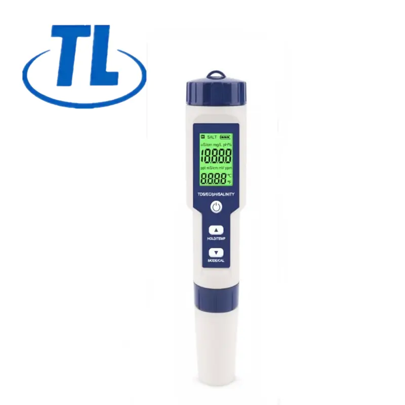 Water Kwaliteit Detector Tien In Ph/Tds/Ec/Zoutgehalte/S.g/Orp/Zoutgehalte Geleidbaarheid water Kwaliteit Test Pen Fokken Detector