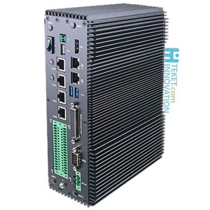 PC industriel EMS-SKLU-GPIO, processeur Intel Core de 6e génération I7 <span class=keywords><strong>I5</strong></span> I3 Celeron, 16 Go de DDR4, système embarqué robuste sans ventilateur pour AVALUE - Product Image 1