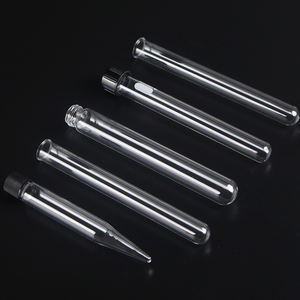 Tubes de test labataires en verre, mini tubes à essai de 12mm 25mm, 10 pièces - Product Image 1