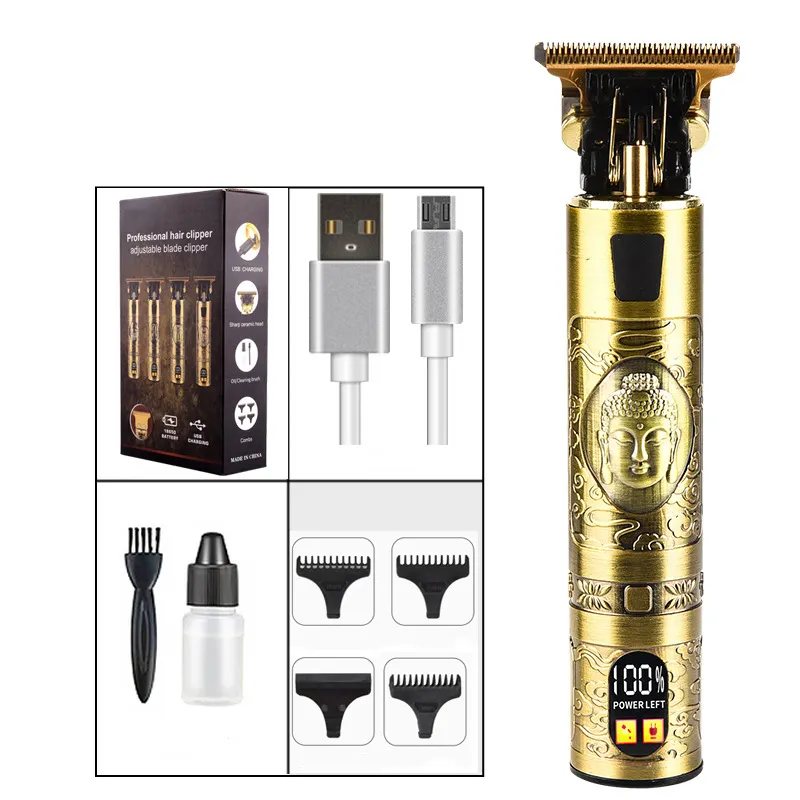 Wireless Afeitadora Hairdresser Retro T9 Hair Clippers Shaver Trimmer Beard Trimmer For Men