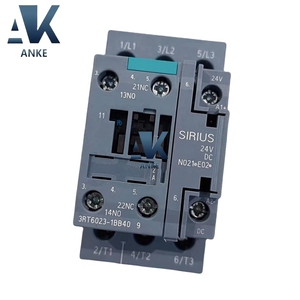 คอนแทคเตอร์ Siemens 3RT6023-1BB40 Sirius แบบสามเฟส 24V DC 9A 50/60Hz สำหรับระบบอัตโนมัติในอุตสาหกรรม แบบขั้วต่อสกรู - Product Image 1