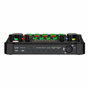 Tarjeta de Sonido Inalámbrica <span class=keywords><strong>M3</strong></span> para Youtubers con Pantalla LED RGB, Reducción de Ruido Inteligente DSP y Soporte para Micrófono de 48V para Grabaciones en Vivo - Product Image 4
