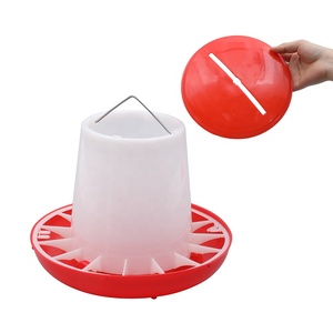 Chất Lượng Cao 1.5Kg/3Kg/6Kg/9Kg/12Kg Nhựa Feeder Và Drinker Cho Gà Với Một Mở Top - Product Image 2