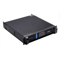 Amplificateur professionnel TFP-20000Q 2U 4 canaux 1800W 2350W pour spectacles en tournée avec impédance de 8 ohms, boîtier métallique