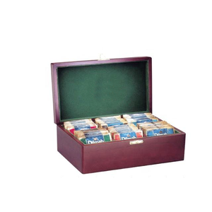 Venta de fábrica negro de <span class=keywords><strong>mdf</strong></span> de madera <span class=keywords><strong>caja</strong></span> de té - Product Image 1