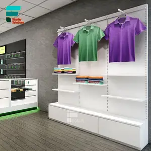 Commercial Furniture Unique Wall Display Glass Stand 3D Design Smoke Shop Case Metal Shelf Rack For Retail Store