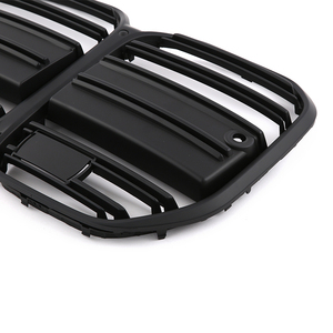 Pour Bmw série 4 G22 G23 ABS noir mat Double lattes cadre Grille avec ACC pour Bmw G22 G23 2021 2 portes <span class=keywords><strong>2022</strong></span> 2023 G22 Grill - Product Image 5