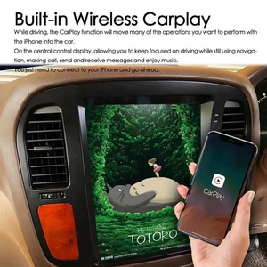 Écran vertical Android 12,1 pouces pour GPS de voiture Lexus LX470 Toyota LAND CRUISER LC100 1999-2002, autoradio, lecteur multimédia vidéo - Product Image 4