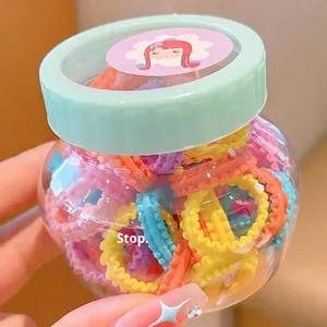 ที่มัดผมและสายรัดพลาสติกสีสันสดใสสำหรับเด็กผู้หญิงตัวเล็กใหม่สำหรับเด็กใช้ในงานปาร์ตี้5ซม. - Product Image 6