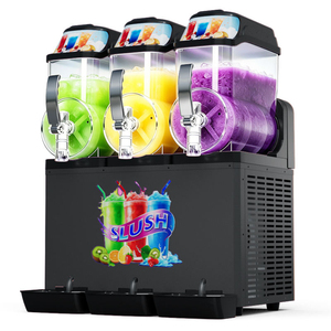 Machine à boissons glacées Daiquiri Margarita de grande capacité 36L avec 3 réservoirs, machine à glace pilée pour restaurant, <span class=keywords><strong>bar</strong></span> à jus - Product Image 5
