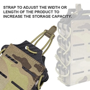 ซองใส่แม็กกาซีนแบบสองชั้น Sinairsoft Tactical Molle ขนาด 7.62 และ 5.56 มม. อุปกรณ์เสริมสำหรับการล่าสัตว์ - Product Image 3