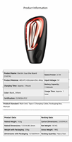 Masseur électrique Gua Sha à micro-courant rechargeable, planche de lifting facial, outil de nettoyage des méridiens, outil de beauté, vente en gros