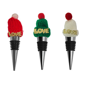 Christmas Wine Stopper Alloy Bottle Creative Xmas Design For Red Wine Preservation - Product Image 2