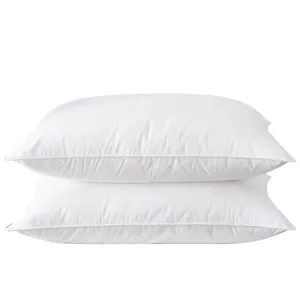 Oreiller king en microfibre oreillers doux de la plus haute qualité double couverture en tissu brossé oreillers de lit pour la maison et l'hôtel